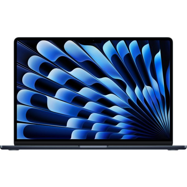 Apple MacBook Air 15-inch 2024 [MW1L3HN/A] (КЛАВ.РУС.ГРАВ.) Midnight 15.3" Liquid Retina {(2880x1864) M4 8C CPU 10C GPU/16GB/256GB SSD/рекоменд.переходник 1979059/1991284} (A3241)