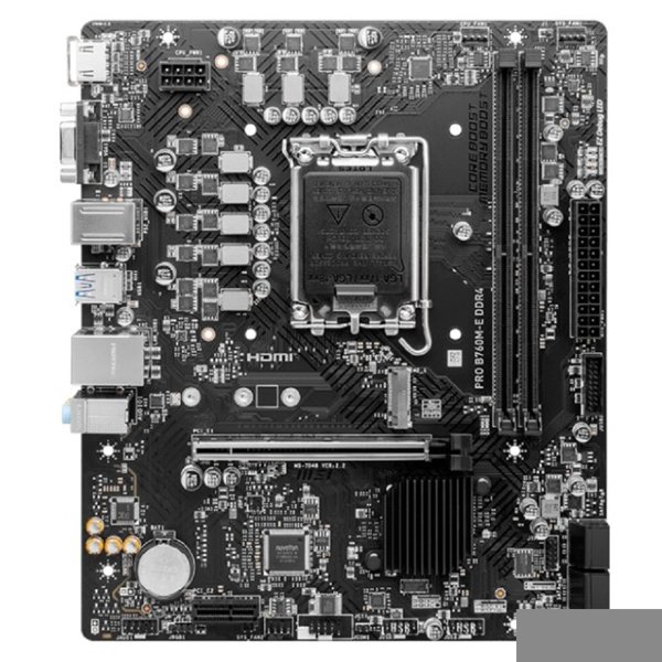MSI PRO B760M-E {LGA 1700,2xDDR5  Intel B760, mATX} RTL