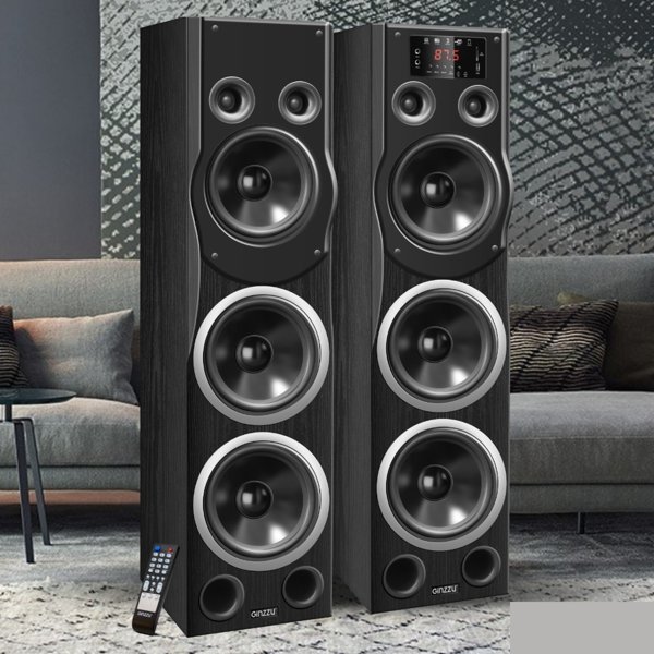 Ginzzu GM-329, Акустическая система 2.0, 2x120W/BT/USB/SD/FM/AUX/ДУ
