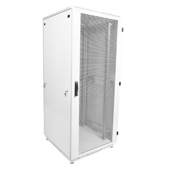 ЦМО Шкаф телекоммуникационный напольный ЭКОНОМ 48U (600 x 600) дверь перфорированная 2 шт. (ШТК-Э-48.6.6-44АА)