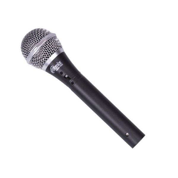 RITMIX RDM-155 (Black) {50 Гц - 10 кГц, 600 Ом, чувств. микр. -50 дБ, выход 6.3 мм, размер 50 x 50 x 180 мм, длина кабеля 5 м, пластик, черный}