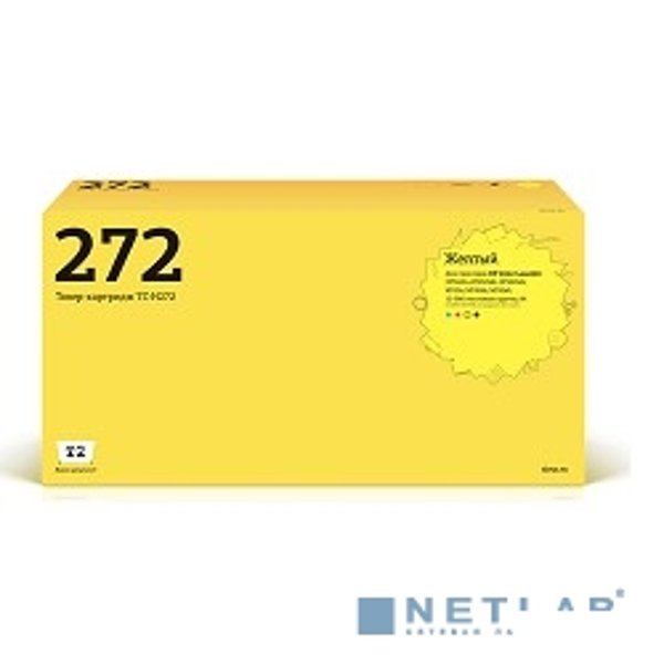 T2 CE272A Картридж T2 (TC-H272) для HP CLJ Enterprise CP5525/M750 (13500 стр.) жёлтый, с чипом, восст.