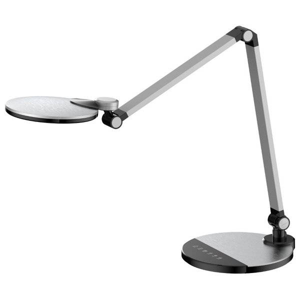 Camelion KD-865 C03 серебро LED(Свет-к наст.10 Вт,230В,600 лм,сенс.рег.ярк и цвет.темп)