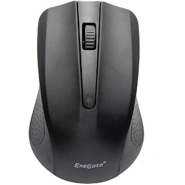 Exegate EX279045RUS Беспроводная мышь ExeGate SR-9023 <black, optical, 3btn/scroll, 1200dpi, USB> Color box