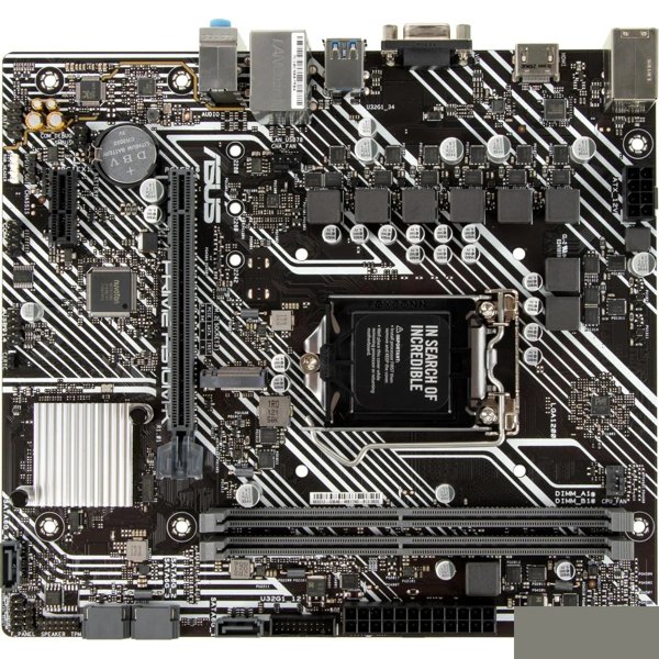 ASUS PRIME H510M-K (Socket 1200, mATX, 2xDDR4(64GB), VGA/HDMI 2.0, 1xPCIe 4.0x16/1xPCIe 3.0, 1xLAN, 4xSATA 6Gb/s, 1xM.2, 2xUSB 3.2, 4xUSB 2.0, 1xPS/2)