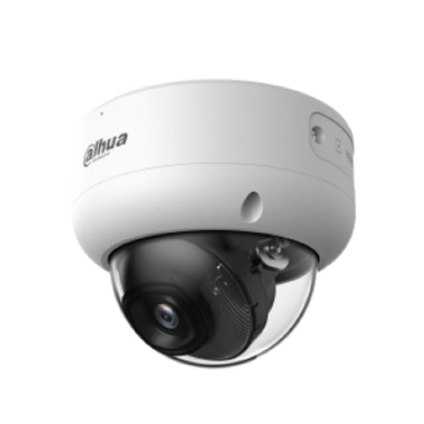 DAHUA DH-IPC-HDBW3449EP-AS-IL-0360B Уличная купольная IP-видеокамера 4Мп; 1/2.9” CMOS; объектив 3.6мм видеоаналитика ИК 40м, LED 40м тревож P67, IK10 корпус: металл