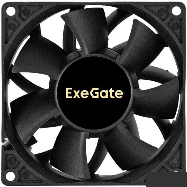 Exegate EX297090RUS Вентилятор 24В DC ExeGate EX09238S3P-24 (92x92x38 мм, Sleeve bearing (подшипник скольжения), 3pin, 4500RMP, 48,3dBA)