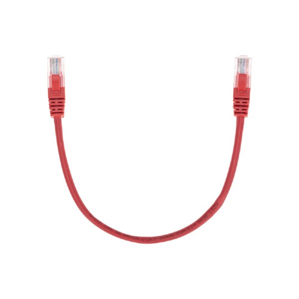 Rexant (02-0103-03) Патч-корд U/UTP, CAT 5e, RJ45-RJ45, 26AWG, LSZH, красный, 0,3м