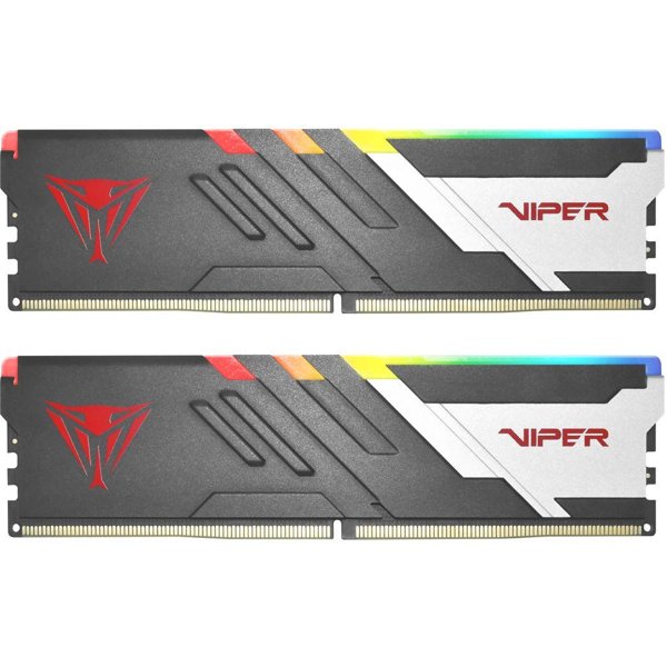 Patriot DDR5 DIMM 32Gb 2x16Gb 7400MHz PVVR532G740C36K Viper Venom RGB RTL Gaming PC5-59200 CL36 288-pin 1.45В kit с радиатором Ret