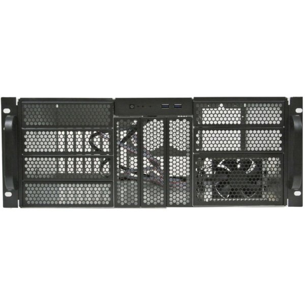 Procase Корпус 4U server case,9x5.25+3HDD,черный,без блока питания,глубина 480мм,MB CEB 12"x10,5"