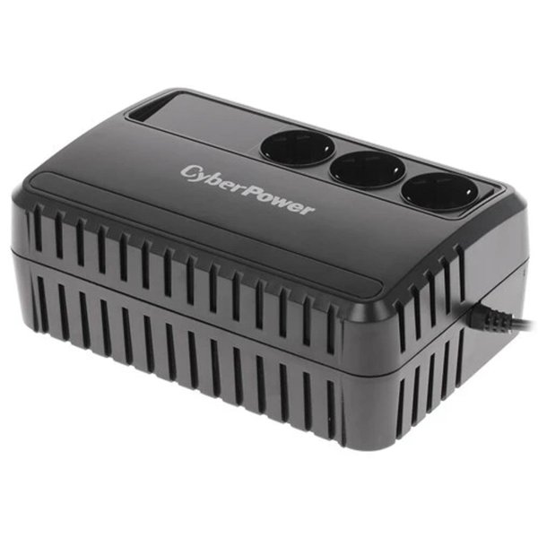 ИБП CyberPower BU600E {Line-Interactive, 600VA/360W (3 EURO), 12В/5 Ач х 1}