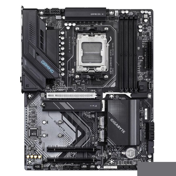 Gigabyte X870 GAMING WIFI6, Socket AM5, AMD X870, 4xDDR5-5200, HDMI, 3xPCI-Ex16, 4xSATA3(RAID 0/1/10), 3xM.2, 8 Ch Audio, 1x2,5GLan, WIFI, (4+4)xUSB2.0, (4+2)xUSB3.2, (2+1)xUSB Type-C™, ATX,