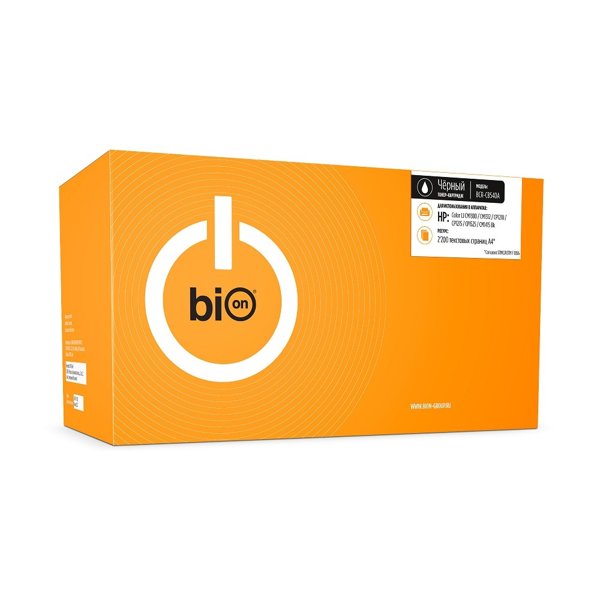 Bion BCR-CB540A Картридж для HP{ LaserJet CM1312/CP1215/CP1515/CP1518} (2200  стр.), Черный, с чипом