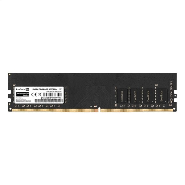 Exegate EX297689RUS Модуль памяти ExeGate Value Special DIMM DDR4 8GB <PC4-25600> 3200MHz