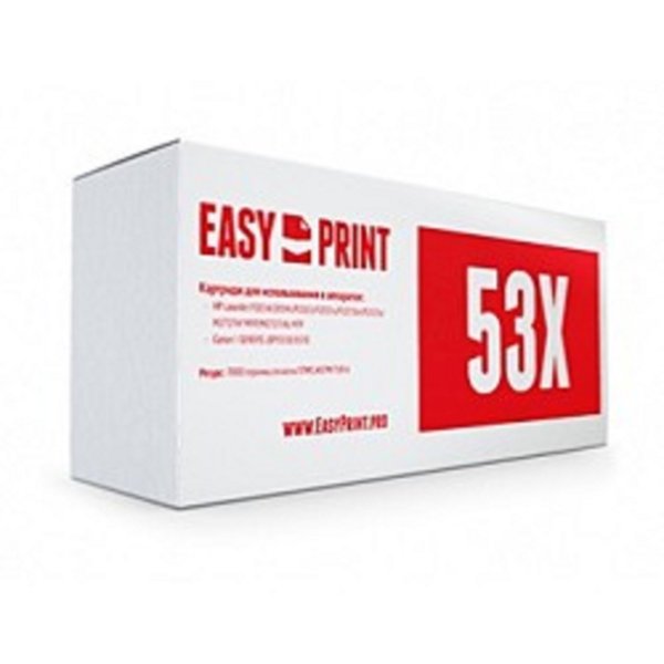 EasyPrint Q7553X/Q5949X Картридж LH-53X U для HP LJ P2014/2015/M2727nf/Canon LBP3310} (7000 стр.) с чипом