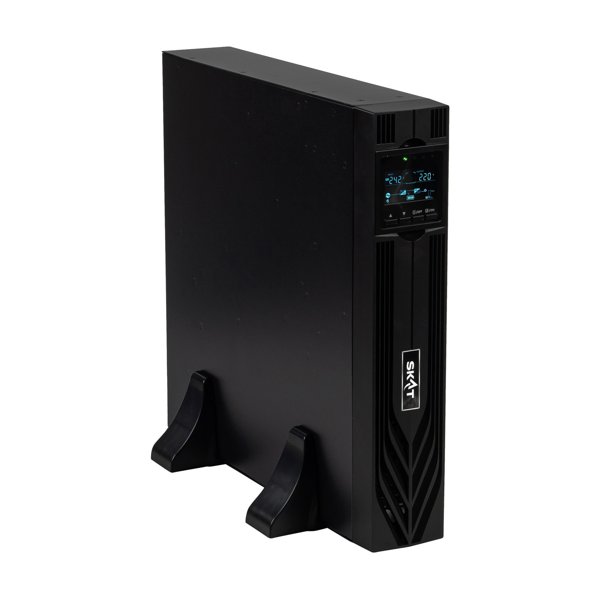 ИБП Бастион SKAT-UPS 2000-RACK-ON-E P3 {Online, синус, 2000ВА/2000 Вт, стойка/на пол, 8xC13, встр. SNMP/USB/RS-232/EPO, БЕЗ АКБ (4 шт 40-200Ач) или SKAT ВС 48/18 RACK, МПТ} (8771)