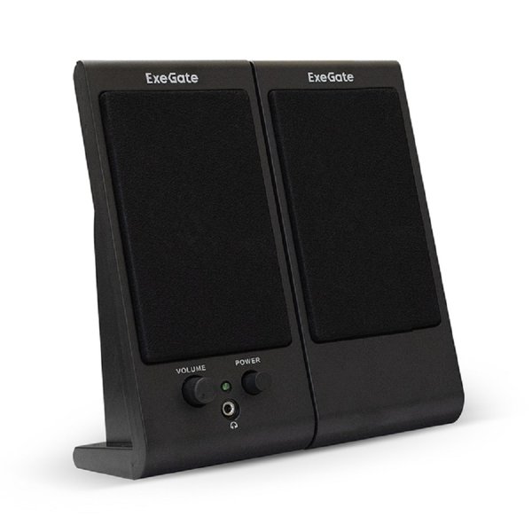 Exegate EX287056RUS Акустическая система 2.0 ExeGate Tango 230 (питание USB, 2х3Вт (Вт RMS), 80-20000Гц, черный)