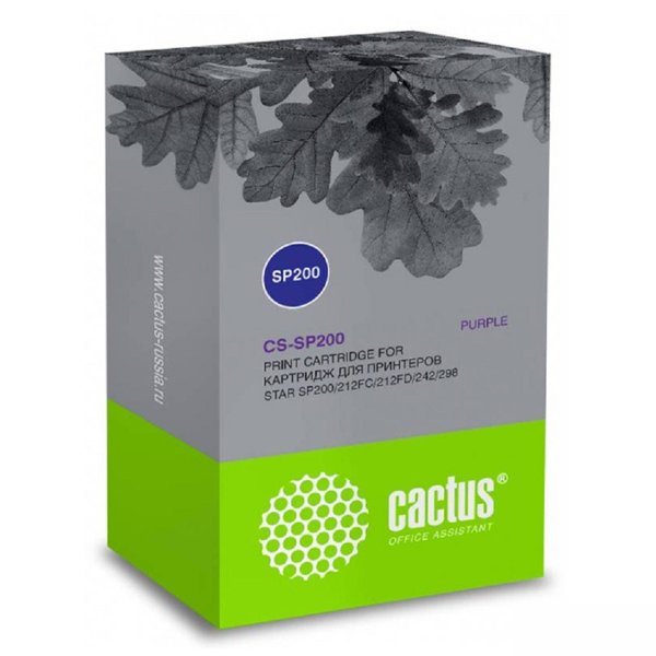 Картридж матричный Cactus CS-SP200 12.7x3 фиолетовый для Star SP200/212FC/212FD/242/298
