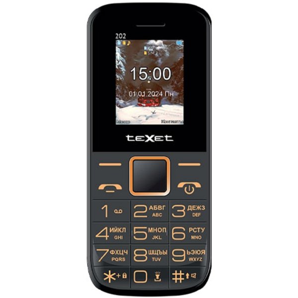 TEXET TM-202 цвет черный