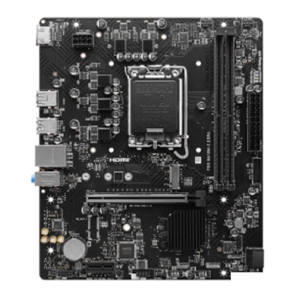 MSI PRO H610M-S DDR4 H610, LGA1700, 2*DDR4, 1*PCIEx16, 1*PCIEx1, 1*M.2, 2*USB3.2Gen1, 4*USB2.0, 2*SATA3.0, 1G, HDMI, M-ATX, RTL