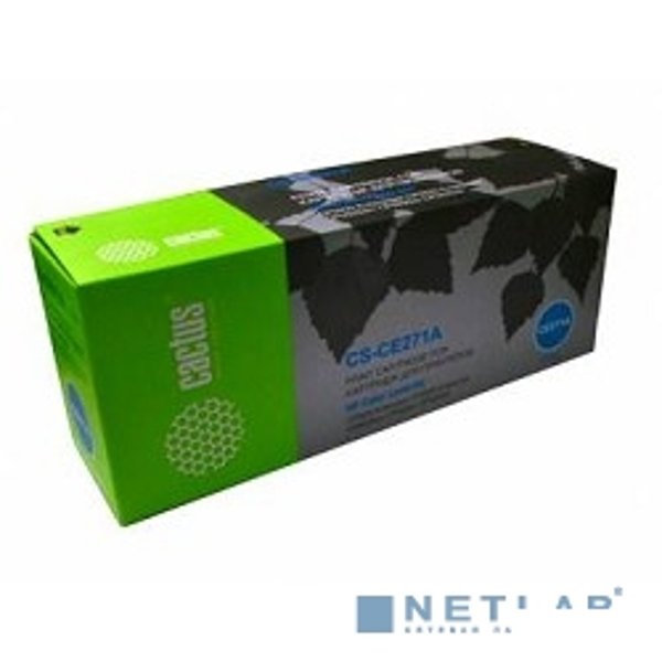 Cactus CE271A Тонер Картридж Cactus CS-CE271A голубой для HP LJ Enterprise CP5525 (13000стр.)