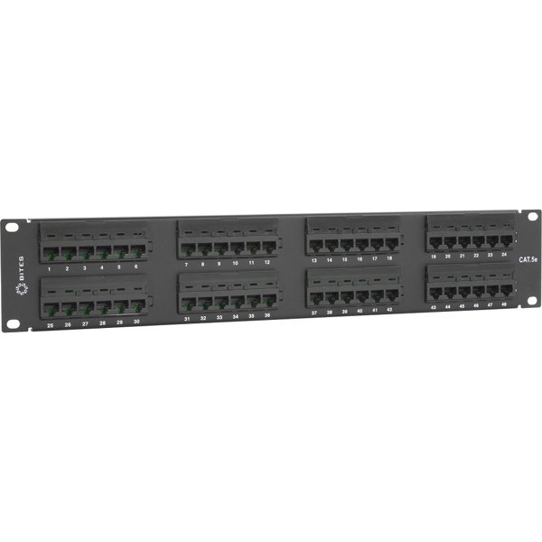 5bites Патч-панель PPU55-02 UTP / 5E / 48P / KRONE / 110 / DUAL IDC / 2U / 19"