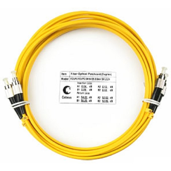 Cabeus FOP(d)-9-FC-FC-7m Шнур оптический duplex FC-FC 9/125 sm 7м LSZH