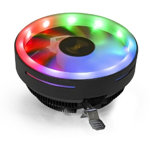 Exegate EX286157RUS Кулер ExeGate Dark Magic EE126R-PWM.RGB (Al black coating, 775/1150/1151/1155/1156/1200/1700/AM2/AM2+/AM3/AM3+/AM4/FM1/FM2/754/939/940 TDP 95W,Fan 120mm, PWM, 900-2000RPM,Hydro be