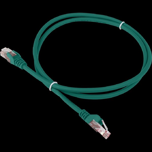 Патч-корд LANMASTER вилка RJ-45,  вилка RJ-45,  кат.6,  LSZH,  2м,  зеленый [lan-pc45/u6-2.0-gn]