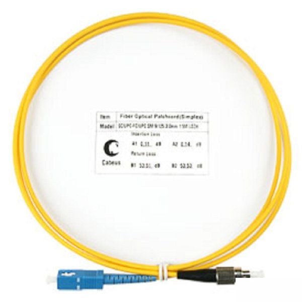 Cabeus FOP(s)-9-SC-FC-1,5m Шнур оптический simplex SC-FC 9/125 sm 1,5м LSZH