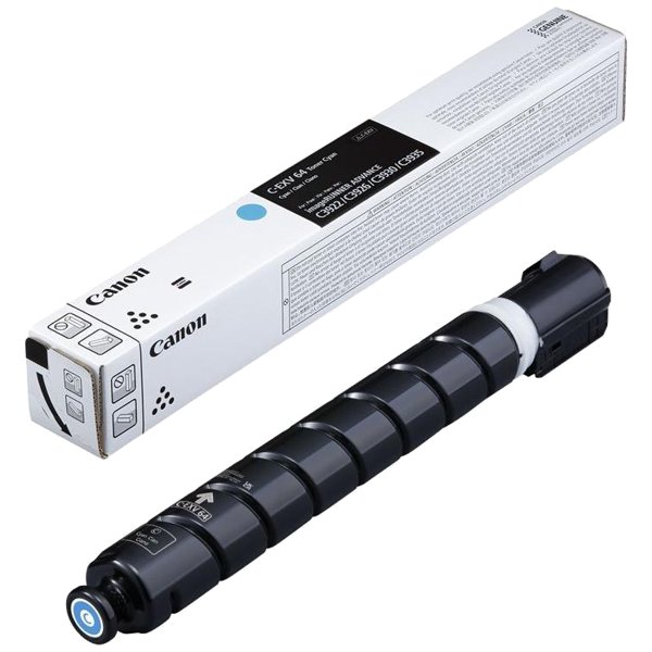 Canon C-EXV64  5754C002 тонер голубой  EUR  для imageRUNNER Advance DX C3922i/C3926i/C3930i/C3935i, (ISO 25500 стр)