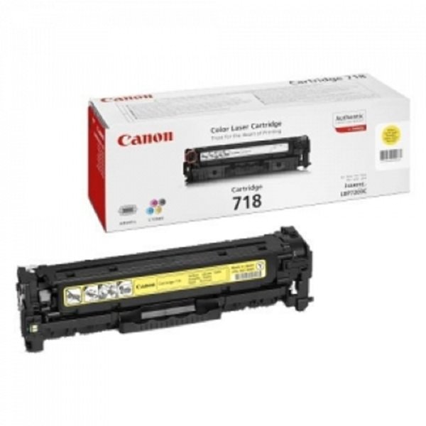 Canon Cartridge 718Y 2659B002 Картридж для Canon LBP7200Cdn/MF8330Cdn/MF8350Cdn, Желтый, 2900стр.