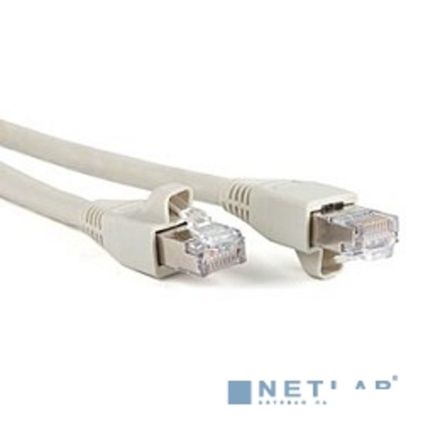 Hyperline PC-LPM-STP-RJ45-RJ45-C6a-0.5M-LSZH-GY Патч-корд F/UTP, экранированный, Cat.6a, LSZH, 0.5 м, серый