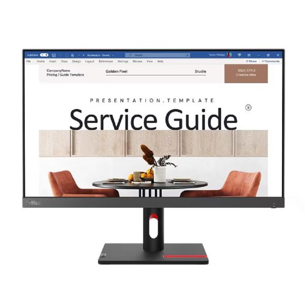 LCD Lenovo 23.8" S24i-30 {IPS 1920x1080 100Hz 4ms 16:9 1300:1 250cd 178/178 D-Sub HDMI non-EU}