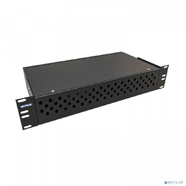 NTSS Кросс NTSS оптический 19'' укомплектованный 2U, 64 порта ST/UPC, 62.5/125 мкм (сплошная панель, сплайс-кассета 2шт, пигтейлы, КДЗС, адаптеры) черный RAL 9005 NTSS-RFOB-2U-64-ST/U-62.5-SP1.5G0AY-B