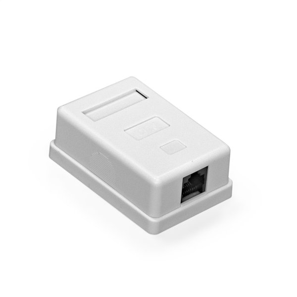Exegate EX292844RUS Розетка внешняя ExeGate SM1-RJ45-C6 RJ-45 кат.6 UTP Krone/110