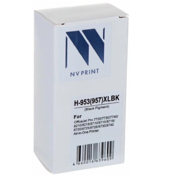 Струйный картридж NV Print 953(957)XLBK (NV-L0S70AE)  Black для HP OfficeJet Pro 7720, 7730, 7740, 8210, 8218, 8710, 8715, 8720, 8725, 8730 (2000 стр)