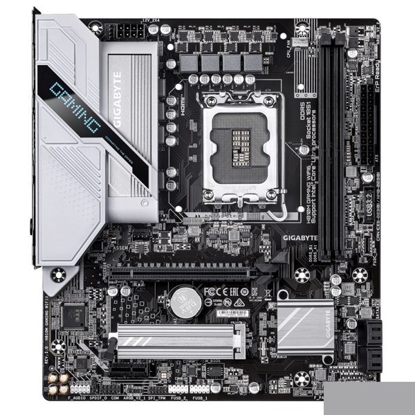 Gigabyte H810M GAMING WIFI6 {Socket 1851, Intel®H810, 2xDDR5-6400, mATX HDMI+DP, 1xPCI-Ex16, 1xPCI-Ex1, 4xSATA3(RAID 0/1/5/10), 1xM.2, 8Ch Audio, 2.5GLan, WiFi, (5+4)xUSB2.0, (1+2)xUSB3.2, (0+1)xUSB }