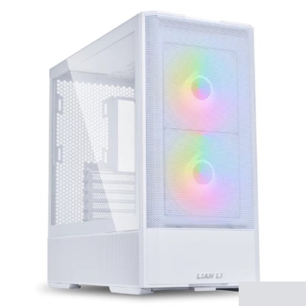 Lian Li Корпус Lancool 207 / White / Mid-Tower, TG / 2x 140mm ARGB + 2x 120mm non LED fans inc. / G99.LAN207RW.10RS