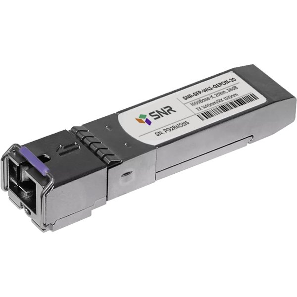 SNR SNR-SFP-W43-GEPON-20 Модуль SFP WDM GEPON, дальность до 20км (32dB), Tx/Rx: 1490/1310нм