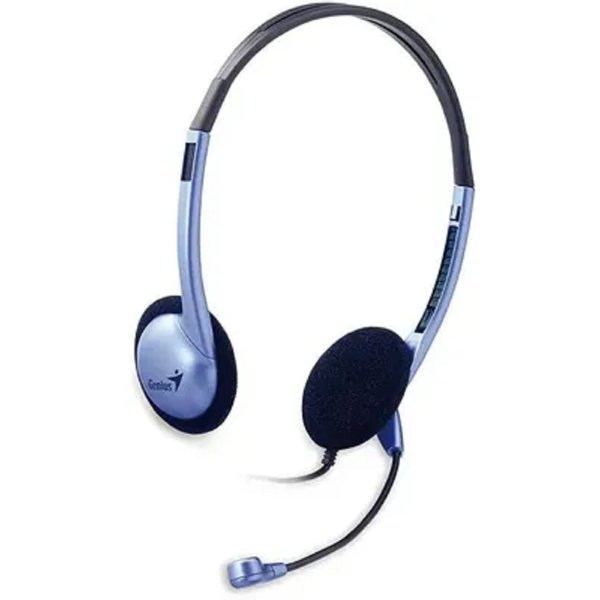 GENIUS HS-02B 535164 {Наушники с микрофоном, регулятор громкости}