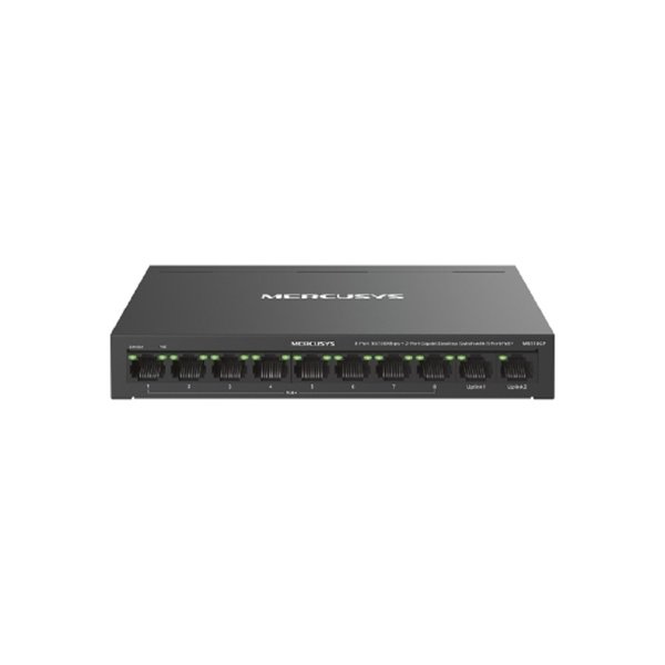 Mercusys MS110CP Настольный коммутатор с 8 портами PoE+ 10/100 Мбит/c и 2 гигабитными портами