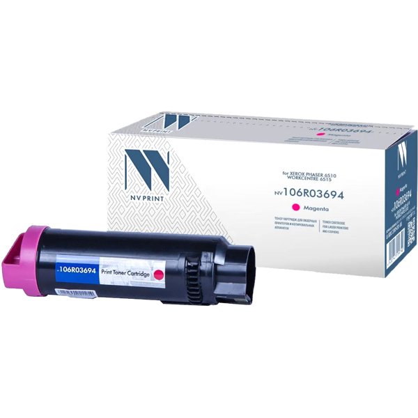 NV Print 106R03694  Картридж для Xerox Phaser 6510N/WorkCentre 6515 (4300стр.) пурпурный