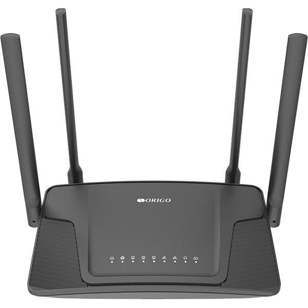 ORIGO OWR1530AXG/A1A Гигабитный Mesh Wi-Fi 6 маршрутизатор AX1500, 2.4/5ГГц, 1000Base-T WAN, 3x1000Base-T LAN