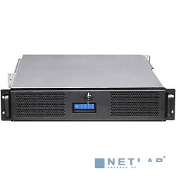 Procase GE201L-B-0 черный {2U, глубина 650мм,контроллер вентиляторов и температуры, MB 12"x13", без Б/П }