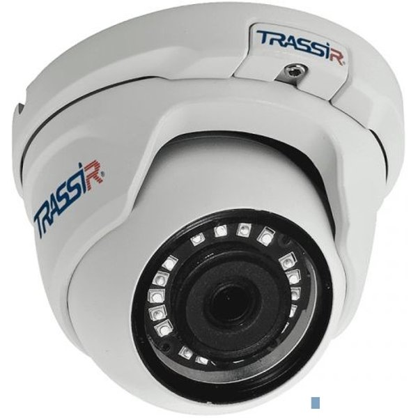 Камера видеонаблюдения IP Trassir TR-D4S5 v2, 1440р, 2.8 мм, белый