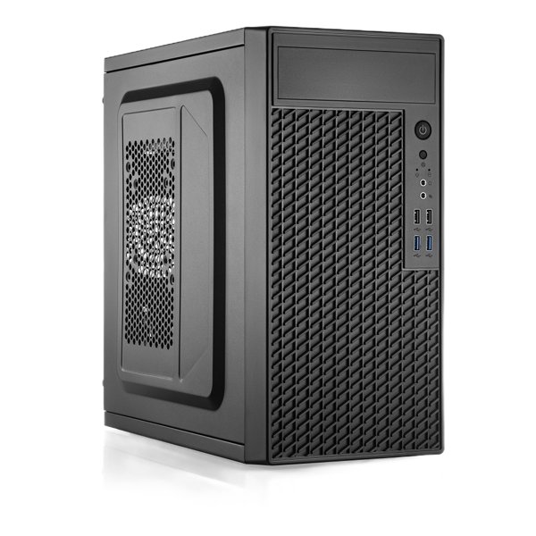 Forza FZ-055-SX450-U32 mATX, 450W, 2xUSB2.0+2xUSB3.0, Black, w/o FAN, 8 cm fan PSU, power cord