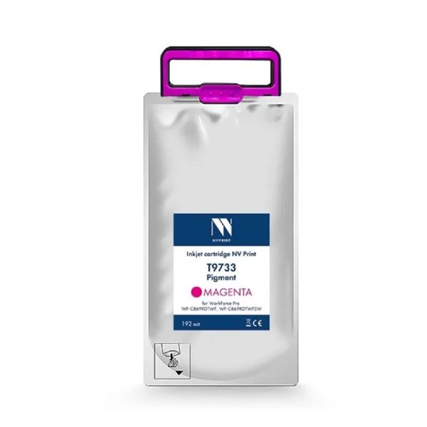 Струйный картридж NV Print T9733 (NV-C13T973300) Magenta для Epson WorkForce Pro WF-C869RDTWF (RIPS), WF-C869RDTWFSW (22 000 стр)