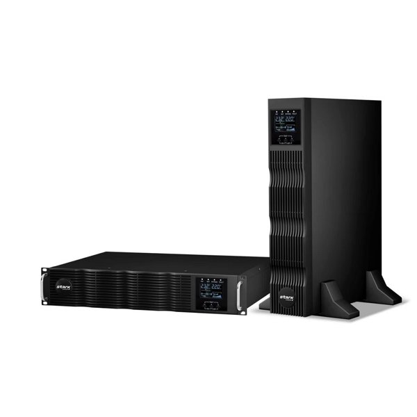 ИБП STARK SC 3000 ONLINE ONE RT 3000ВА/3000Вт {Online, Rack/Tower, 110-300В, 6xC13, 1xC19, Smart-slot, USB, RS232, EPO, БЕЗ АКБ - внешние батареи 8 шт от 4.5Ач до 240 Ач}