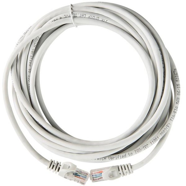 ITK RJ45(m) - RJ45(m) Cat. 5e U/UTP PVC 10м серый